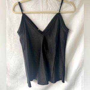 Frame black camisole w adjustable straps